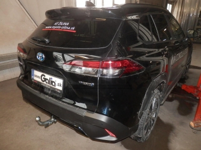Фаркоп оцинкованный для Toyota Corolla Cross 2022-н.в. быстросъемное крепление шара