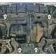 Усиленная защита картера двигателя, КПП (2 мм, сталь) для Toyota Noah 2014-2021, Toyota Esquire 2014-2021