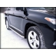 Пороги с листом d-43 для Toyota Highlander 2010-2013