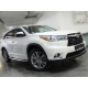 Пороги с листом d-53 для Toyota Highlander 2014-2016
