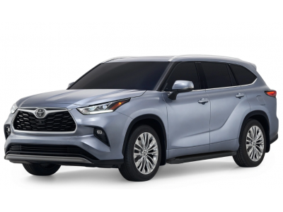 Порог-площадка "Black" F180ALB + комплект крепежа для Toyota Highlander 2020-н.в.