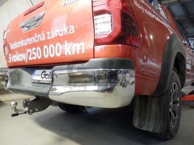 Фаркоп оцинкованный для Toyota Hilux 2015-н.в., JAC T6 2021-н.в., JAC T8 2018-н.в., JAC T8 Pro 2023-н.в., Sollers ST6 2023-н.в. условно-съемное крепление шара