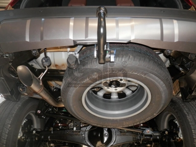 Фаркоп оцинкованный для Toyota Land Cruiser J250 2023-н.в., Lexus GX J250 2023-н.в. быстросъемное крепление шара
