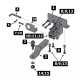 Фаркоп для Toyota Land Cruiser Prado 120 2002-2009, Prado 150 (кроме Black Onyx) 2009-2023, Lexus GX470 2003-2009, Lexus GX460 2009-2023 съемное крепление шара под американский квадрат