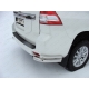 Защита задняя двойные уголки 76-42 мм ТСС для Toyota Land Cruiser 150 2013-2017
