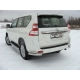 Защита задняя двойные уголки 76-42 мм ТСС для Toyota Land Cruiser 150 2013-2017