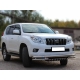 Защита переднего бампера d 76+60 с защитой картера d-43 для Toyota Land Cruiser Prado 150 2009-2013