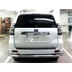 Защита заднего  бампера  "волна" d-76+43 для Toyota Land Cruiser Prado 150 STYLE 2019 – н.в.