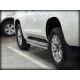 Пороги (обвод штатного порога, под порог) d-53 для Toyota Land Cruiser Prado 150 BLACK ONYX 2020 – н.в.