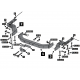 Фаркоп с нержавеющей накладкой Toyota Land Cruiser 200 (кроме Executive, TRD) 2007-2021, Lexus LX 2007-2022 фланцевое крепление шара