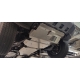 Защита картера, КПП и РК (алюминий 4 мм) для Toyota Land Cruiser Prado J250 2024-н.в. (V - 2.7 бензин, 2.4 бензин турбо) (4 части)