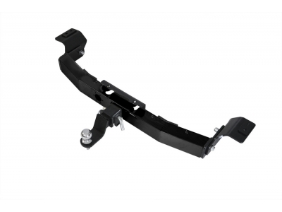Фаркоп с окрашенной накладкой для Toyota Land Cruiser Prado J120 2003-2009, J150 2009-2023, Lexus GX 470 2003-2009, GX 460 2009-2023 съемное крепление шара под американский квадрат