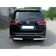 Защита заднего бампера "уголки" d-76+43 для Toyota Land Cruiser 300 70TH ANNIVERSARY 2021–н.в.