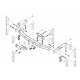 Фаркоп для Toyota Land Cruiser Prado J120 2003-2009, J150 2009-2023 фланцевое крепление шара