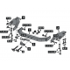 Фаркоп для Toyota Land Cruiser Prado 120 2002-2009, Prado 150 (кроме Black Onyx) 2009-2023, Lexus GX470 2003-2009, Lexus GX460 2009-2023 фланцевое крепление шара