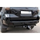 Фаркоп с хромированной накладкой для Toyota Land Cruiser Prado 2010-2023, Toyota Land Cruiser Prado 120 2002-2010 (3 точки крепления) съемное крепление шара под американский квадрат