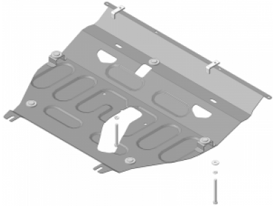 Усиленная защита картера двигателя, КПП (2 мм, сталь) для Toyota Vanguard 2007-2013, Toyota RAV4 2005-2009, 2009-2013