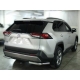 Защита заднего бампера "уголки" d-60 для Toyota RAV-4 2019 – н.в.