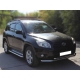Пороги с листом d-60 Технотек для Toyota RAV-4 2006-2009