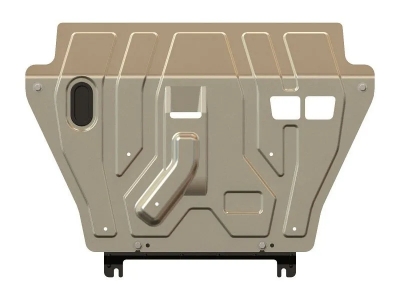 Защита картера двигателя, КПП (3 мм, алюминий) для Toyota RAV4 III 2005-2012 (V = 2.0; 2.2), Toyota RAV4 12/2012-10/2015 (V = 2.0 AT; 2.0 MT),Toyota RAV4 11/2015-2019 (V = 2.0 AT; 2.0 MT) №24.1897 CP