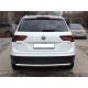 Защита заднего бампера радиусная одинарная d-53(кроме Off Road) для Volkswagen Tiguan 2016 – н.в.