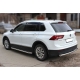 Защита заднего бампера радиусная одинарная d-53(кроме Off Road) для Volkswagen Tiguan 2016 – н.в.