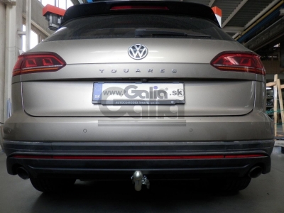 Фаркоп оцинкованный для Volkswagen Touareg 2018-н.в. условно-съемное крепление шара