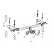 Фаркоп для Chery Tiggo 7 Pro 2020-2024, Xcite X-Cross 7 2024-н.в., Chery Tiggo 7 Pro Max 2023-н.в. крепление шара на двух болтах