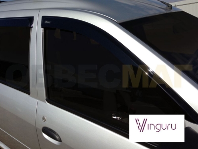 Дефлекторы окон Vinguru 4 штуки для Lada Largus 2012-2021