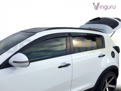 Дефлекторы окон Vinguru 4 штуки для Kia Sportage 2010-2015