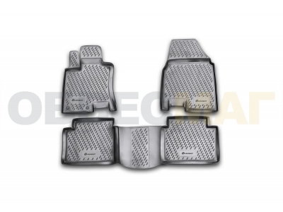 Коврики в салон полиуретан 4 штуки Element для Nissan Qashqai +2 2007-2014
