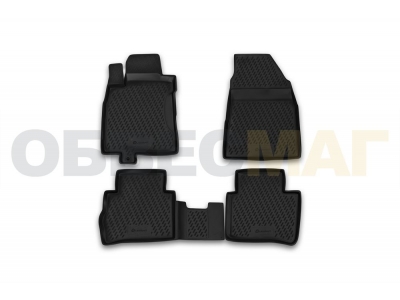 Коврики в салон полиуретан 4 штуки Element для Nissan Tiida 2004-2014 CARNIS00029