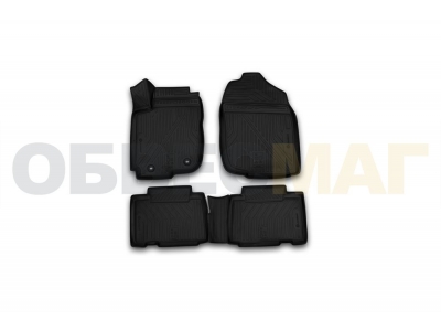 Коврики 3D в салон полиуретан 4 штуки Element для Toyota RAV4 2013-2019