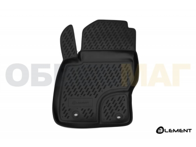 Коврик в салон передний левый полиуретан 1 штука Element для Ford Focus 2 2005-2011