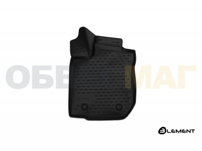 Коврик 3D в салон передний левый полиуретан 1 штука Element для Renault Sandero/Sandero Stepway 2014-2018