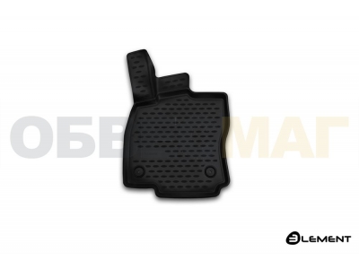 Коврик 3D в салон передний левый полиуретан 1 штука Element для Skoda Octavia A7 2013-2020
