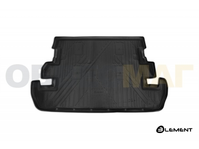 Коврик в багажник Element полиуретан на 7 мест для Toyota Land Cruiser 200 2012-2021
