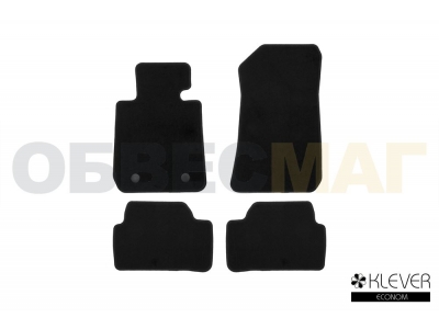 Коврики в салон Klever Econom 4 штуки на хетчбек 5 дверей с АКПП для BMW 1 E87 2004-2011