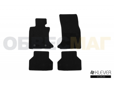 Коврики в салон Klever Econom 4 штуки на седан с АКПП для BMW 5 Е60 2003-2010