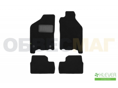 Коврики в салон Klever Standard 4 штуки для ВАЗ 2115 1997-2012