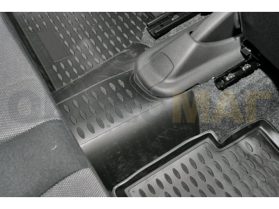 Коврики в салон полиуретан 4 штуки Element для FIAT Doblo Panorama 2005-2021