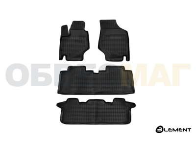 Коврики в салон полиуретан 4 штуки Element для Hyundai Trajet 2000-2009