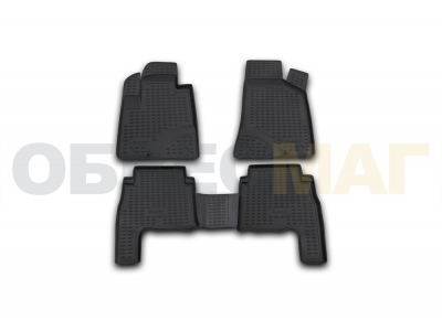 Коврики в салон полиуретан 4 штуки Element для Hyundai Santa Fe 2006-2010