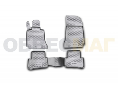 Коврики в салон полиуретан 4 штуки Element для Mercedes-Benz C-Class W204 2007-2015