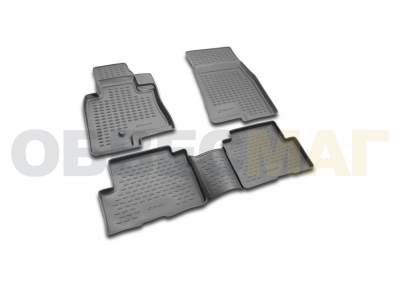 Коврики в салон полиуретан 4 штуки Element для Mitsubishi Pajero 3 2000-2006