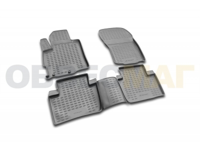 Коврики в салон полиуретан 4 штуки Element для Mitsubishi Outlander XL 2005-2012