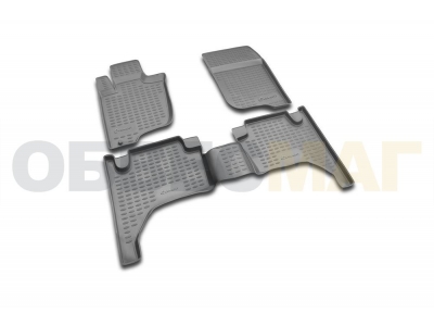 Коврики в салон полиуретан 4 штуки Element для Mitsubishi L200 2006-2015