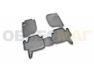 Коврики в салон полиуретан 4 штуки Element для Mitsubishi Pajero Sport 2008-2016