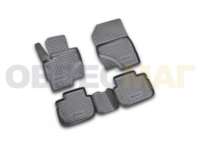 Коврики в салон полиуретан 4 штуки на 5 дверей Element для Mitsubishi Colt 2008-2012