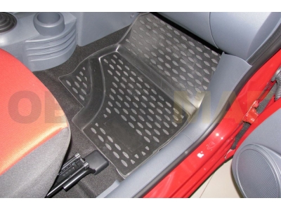 Коврики в салон полиуретан 4 штуки на 5 дверей Element для Mitsubishi Colt 2008-2012
